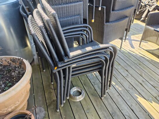 Fire stole. Polyrattan. 