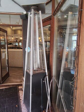 Terrassevarmer inkl. Gasflaske