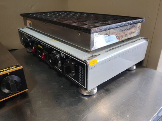 Vaffelpandekagemaskine (Poffertje Mini). VEVOR