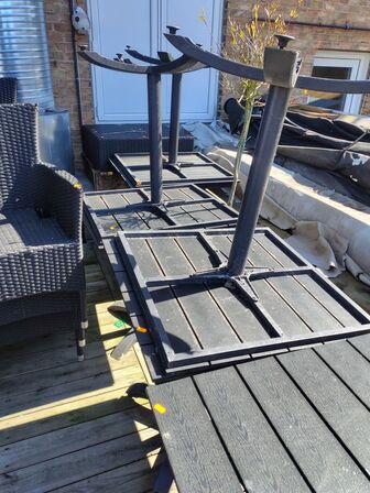 Syv sorte caféborde