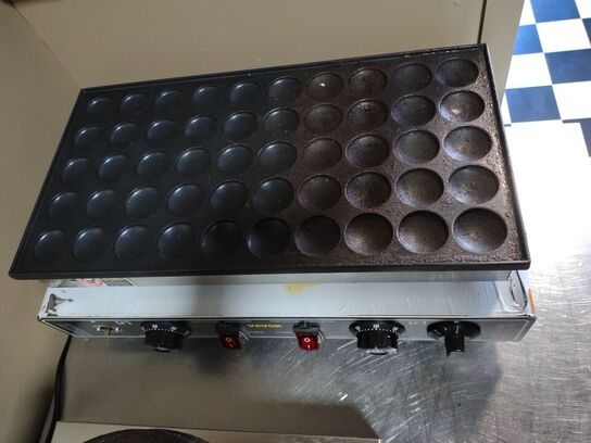 Vaffelpandekagemaskine (Poffertje Mini). VEVOR