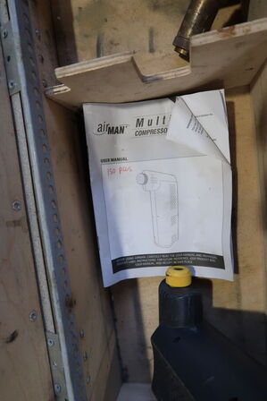 Kasse med kompressor AIRMAN