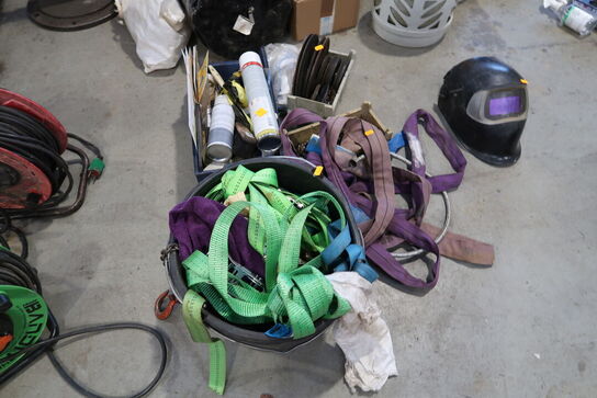 Div. Løftestroppe, værktøj m.m.