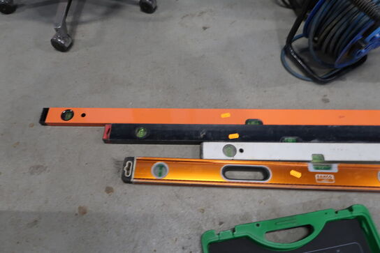 4 stk. vaterpas BAHCO m.fl.