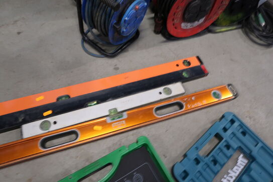 4 stk. vaterpas BAHCO m.fl.