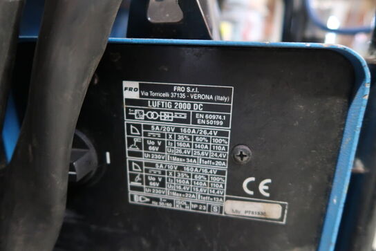 Svejseværk FRONIUS Luftig 2000 DC