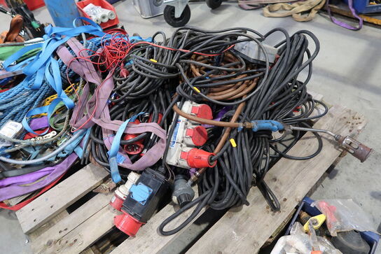 Palle med div. Forlængerledninger