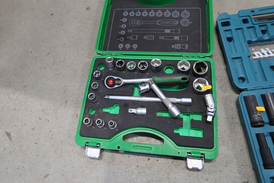 Topnøglesæt samt toppesæt MAKITA