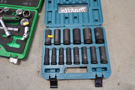 Topnøglesæt samt toppesæt MAKITA