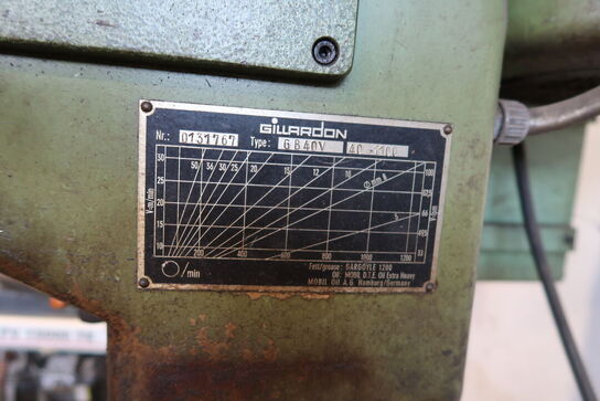 Søjleboremaskine GILLARDON GB40V