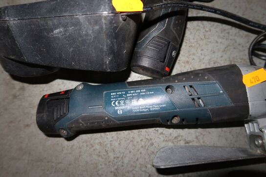 3 stk. akku håndværktøj BOSCH med 3 stk. batterier og lader