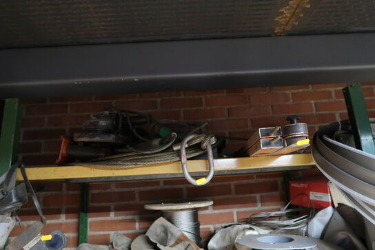 Div. Løfteudstyr, bajonetsav HILTI WSR 22-A, vinkelsliber HITACHI m.m.