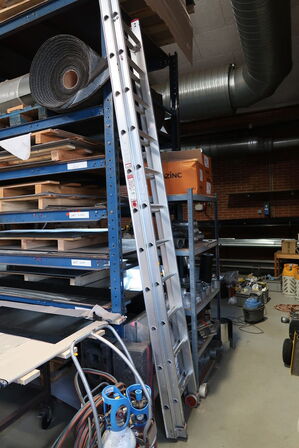 Skydestige JUMBO samt trappetrin