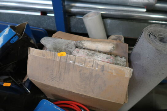 Div. Værktøj, kabeltromle samt opbevaringskasse