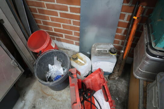 Rørtang, opbevaringskasse JUMBO m.m.