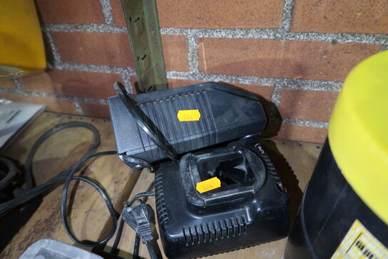 3 stk. lader samt batteri