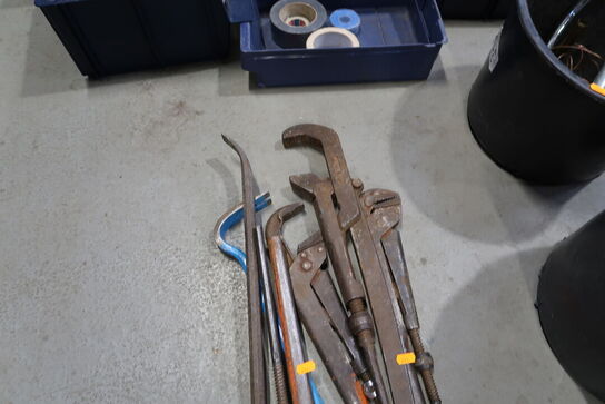 Div. Rørtænger samt koben