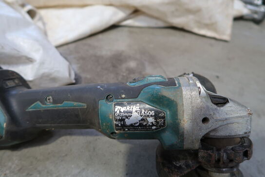 Vinkelsliber MAKITA DGA506 med batteri