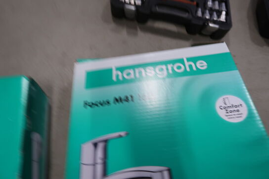 2 stk. blandingsbatterier samt armatur HANSGROHE m.fl.