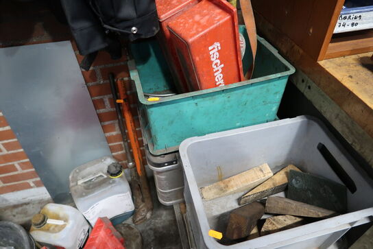 Rørtang, opbevaringskasse JUMBO m.m.