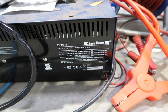 2 stk. kabeltromler samt lader EINHELL BT-BC 15