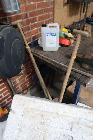 Kabeltromle med haveslange