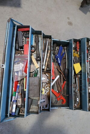 Værktøjskasse med div. Værktøj