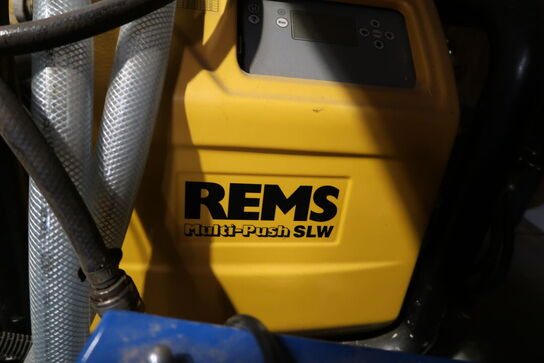 Elektronisk skylle- og trykprøvningsenhed REMS Multi-Push SLW Sæt