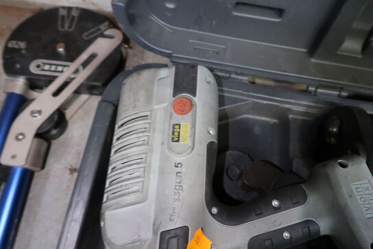 Akku pressemaskine VIEGA Pressgun 5 med 2 stk. batterier, lader m.m.