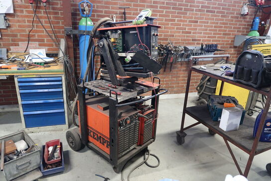 Svejseværk KEMPPI PS 3500 med kondensator KEMPPI WU10 m.m.