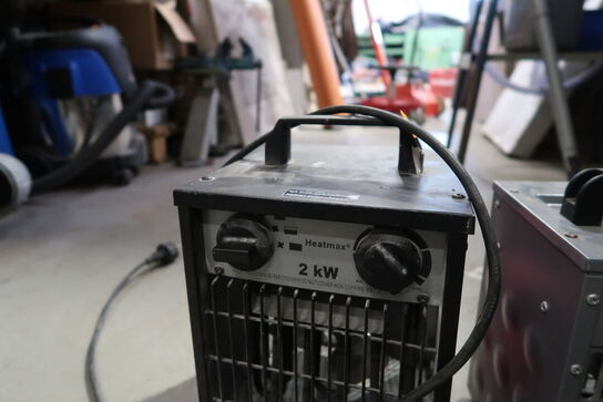 2 stk. varmeblæsere