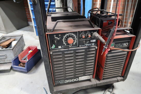 Svejseværk KEMPPI PS 3500 med kondensator KEMPPI WU10 m.m.