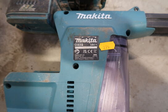 Akku borehammer MAKITA DHR243 med støvopsamler