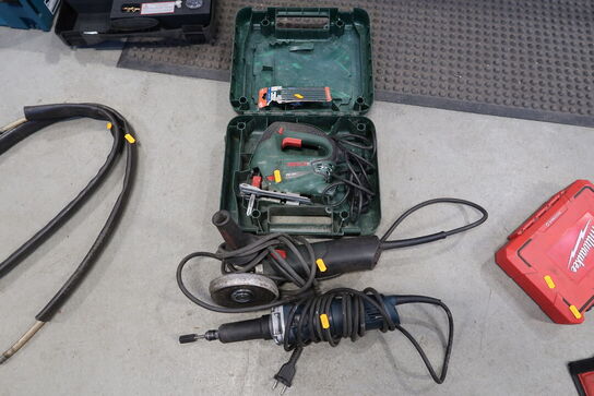 3 stk. håndværktøj BOSCH, METABO