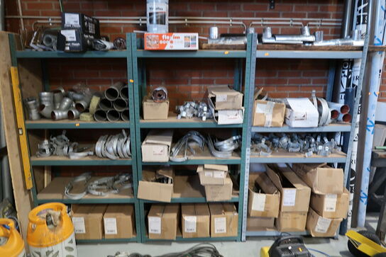 3 stk. lagereoler med div. Varelager