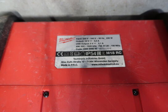 Arbejdsradio MILWAUKEE M18 RC