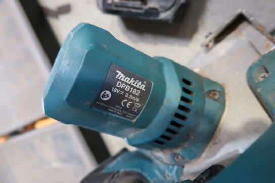 Akku båndsav MAKITA DPB182 med 3 stk. batterier