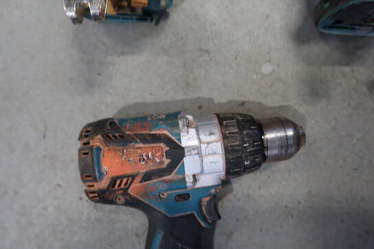 3 stk. akku håndværktøj MAKITA DTD154, DTW300 m.fl.