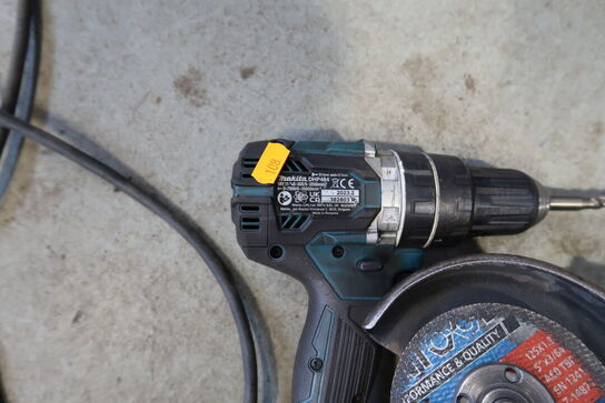 2 stk. akku håndværktøj MAKITA DHP484 med 2 stk. batterier