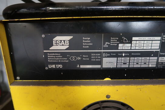 Svejseværk ESAB LHE 170