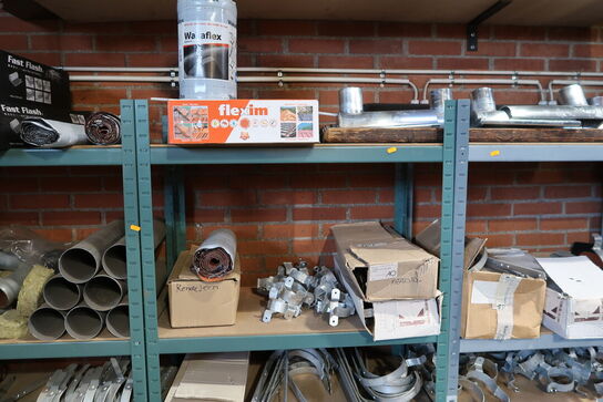 3 stk. lagereoler med div. Varelager