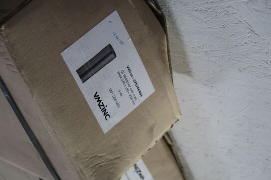 Div. Afskærmningsmateriel samt 2 stk. pakker med nedløbsrør