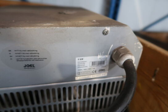 Palle med varmeblæser m.m.