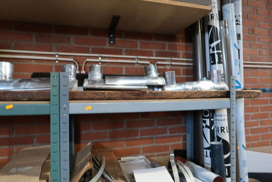 3 stk. lagereoler med div. Varelager