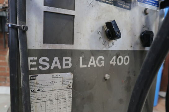 Svejseværk ESAB LAG 400 med trådboks ESAB A 10-MEG