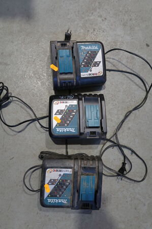 3 stk. ladere MAKITA