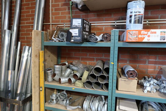 3 stk. lagereoler med div. Varelager