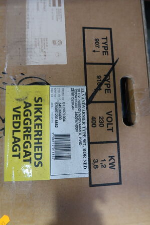 Div. Varelager i kasser m.m.