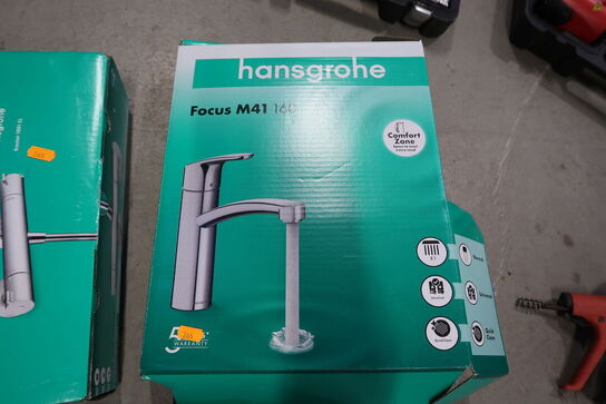 2 stk. blandingsbatterier samt armatur HANSGROHE m.fl.