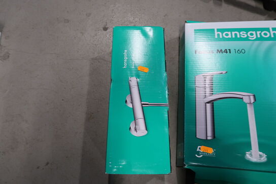 2 stk. blandingsbatterier samt armatur HANSGROHE m.fl.
